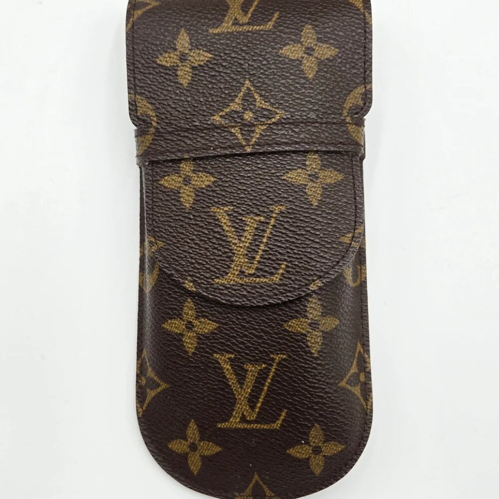 Louis Vuitton Monogram Etui Stylos Case (pens, readers/glasses, cigars fit) - Picture 3 of 16